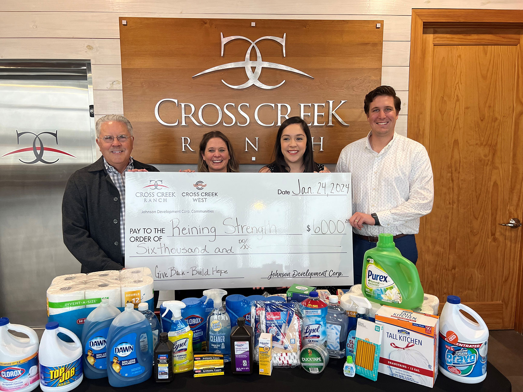 Cross Creek West, Cross Creek Ranch Donate $24,000 to Fort Bend Charities